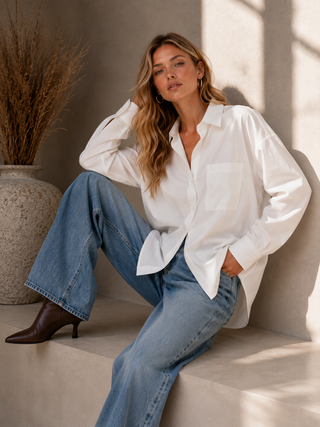 Cotton Shirt | White