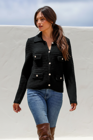 Mila Cardigan | Black