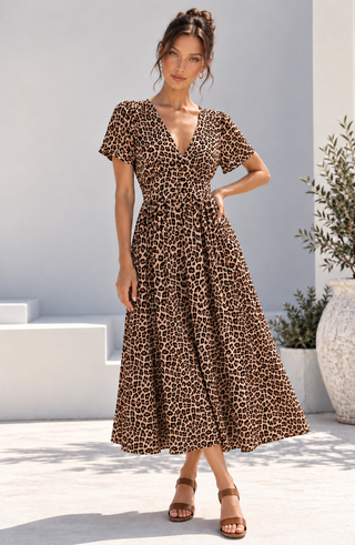 Leopard Midi Dress