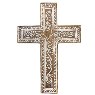 Wooden Carved Wall Cross