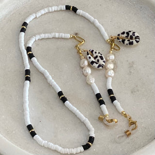 Sunglasses Chain | Necklace | Bracelet | Black & White Ibiza